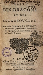Traité des Dragons et des Escarboucles